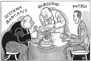 Intervenciones de un sistema financiero en quiebra